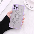 Creative Body Line fine hole all-inclusive protective cover for Apple iPhone – TPU back case with skin-feel finish in multiple colours