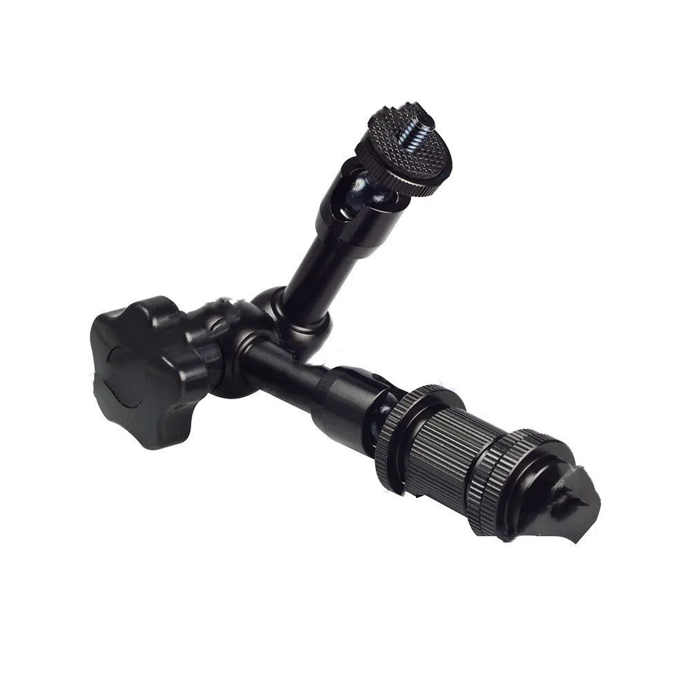 MENGS 7 inch black magic friction articulating arm with hot shoe and camera mount for DSLR camera