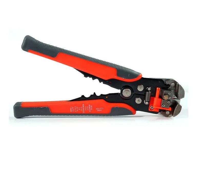 Yellow automatic cable wire stripper crimping plier 3-in-1 multitool for electrical work