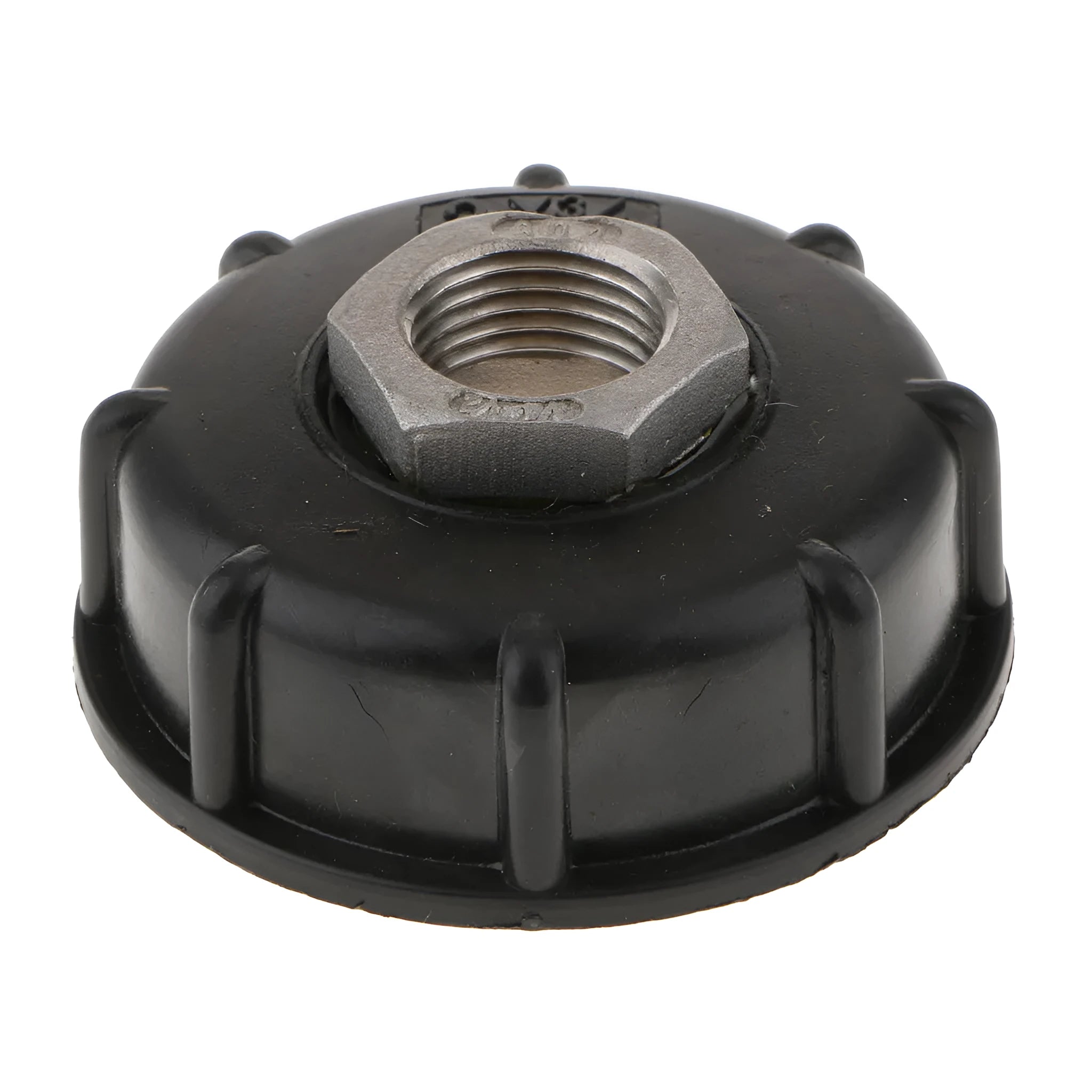 Variable diameter chemical barrel connector with stainless steel and PP construction for 1000 litre urea containers
