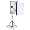 LIBEN photography softbox kit with 50x70cm soft light cloth on 2 metre light stand