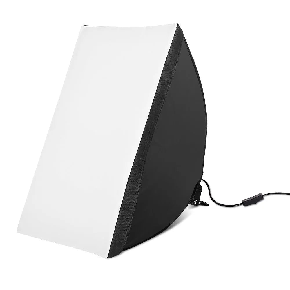 LIBEN photography softbox kit with 50x70cm soft light cloth on 2 metre light stand