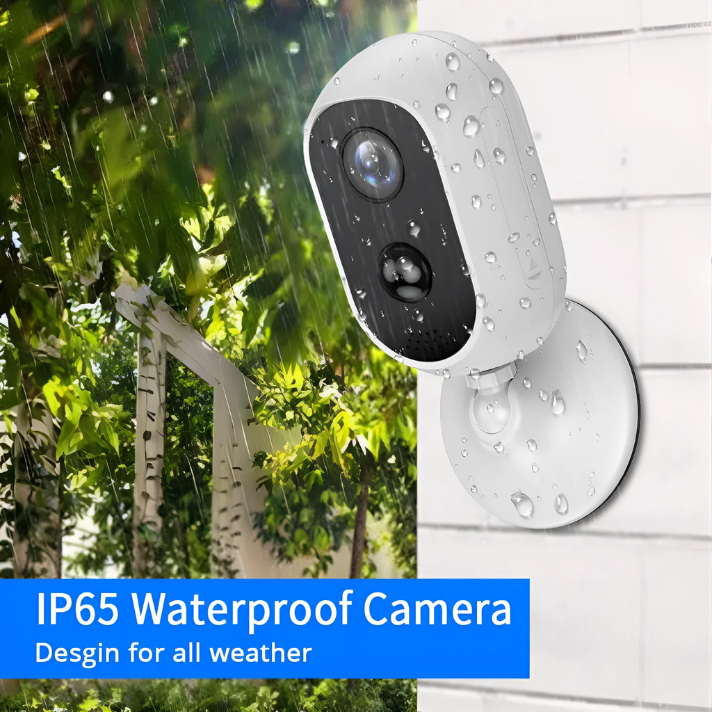 Outdoor battery surveillance camera dome style 1080P night vision PIR sensor waterproof