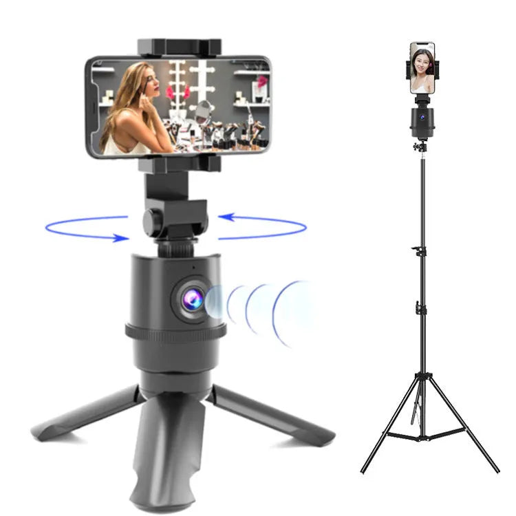 360 intelligent tracking pan tilt phone holder with AI face recognition, ABS material, 0.3 kg, 360-degree rotation