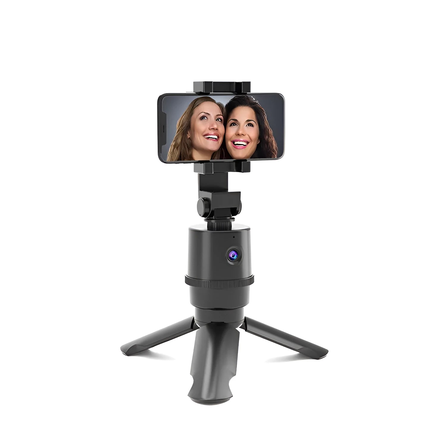 360 intelligent tracking pan tilt phone holder with AI face recognition, ABS material, 0.3 kg, 360-degree rotation