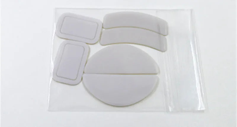 White Esports Tiger mouse skate set designed for G PRO X Superlight, with two pairs and antistatic tweezers