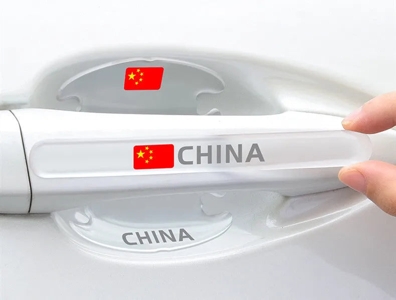 Transparent epoxy sticker set for Changan car door handles and bowls, eight pieces