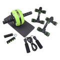 Resistance bands push-up bar set with abdominal machine in choice of colours