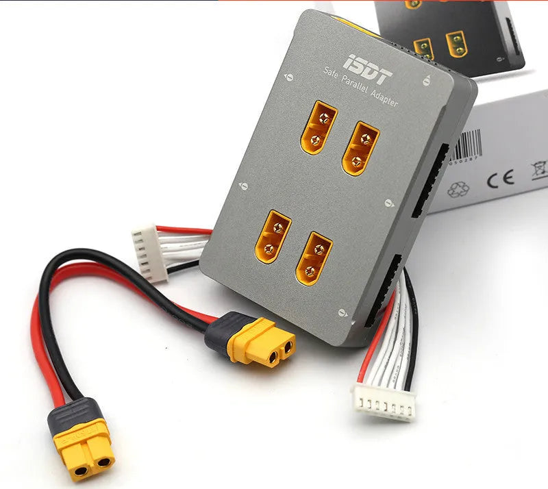 Grey Astor parallel charging board for electric toy vehicle batteries