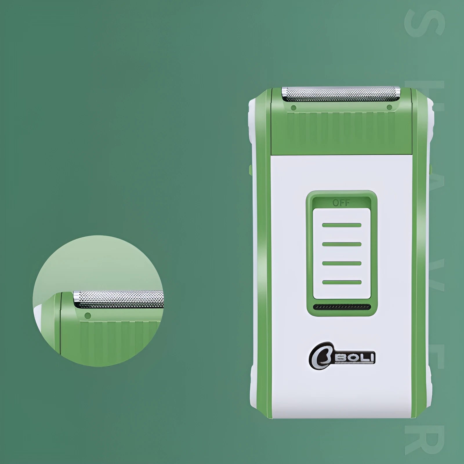 Reciprocating double-layer net electric shaver L2 in photo colour with ABS shell