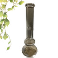 Pure colour glass vase with geometric American design and included decorative ornaments
