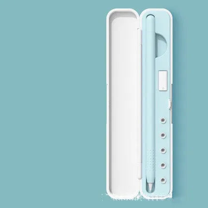 Hard cover travel case for Apple Pencil 1st and 2nd generation in black, blue, green, purple colours