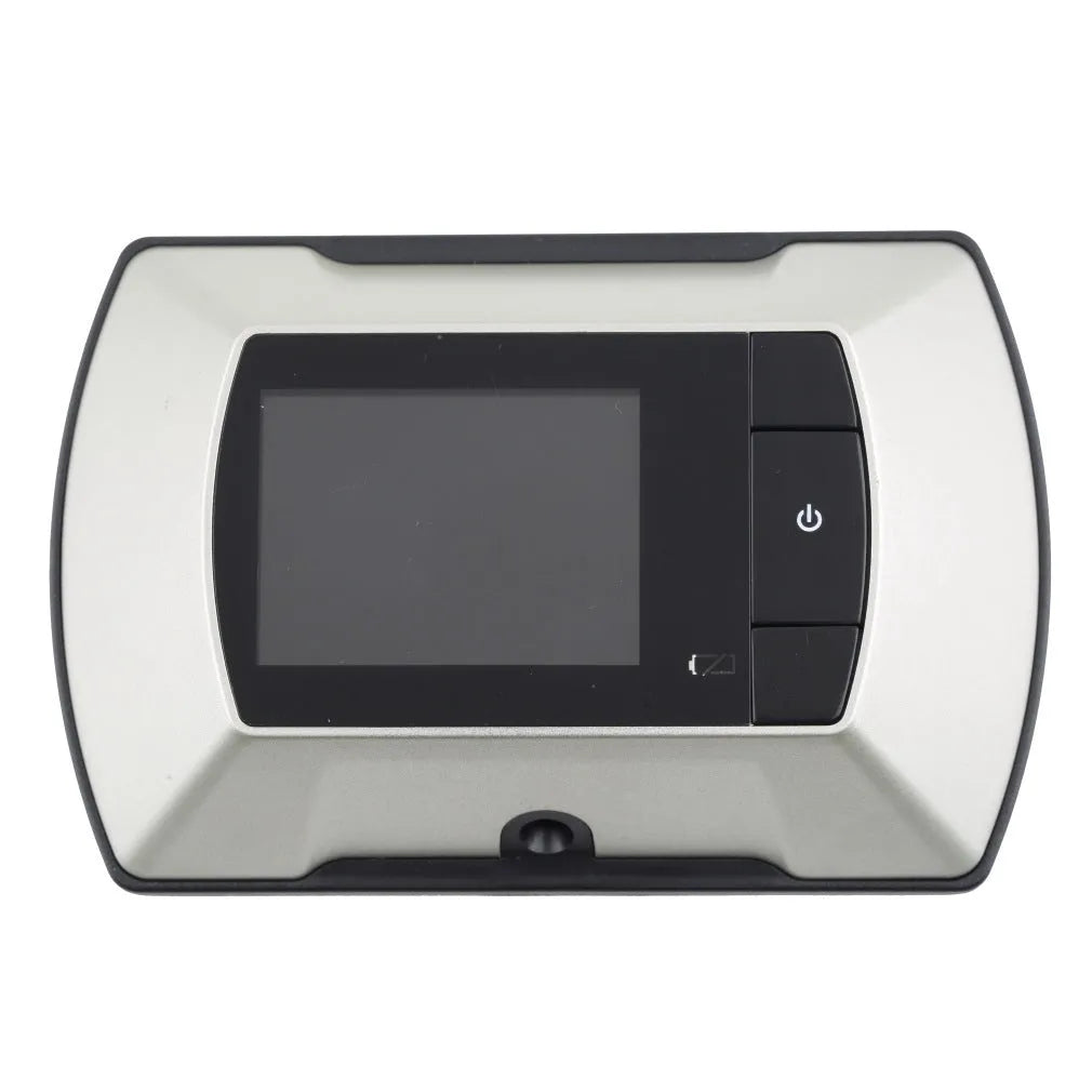 Digital door peephole with indoor LCD monitor and outdoor camera for DIY installation on 35-50mm thick doors.