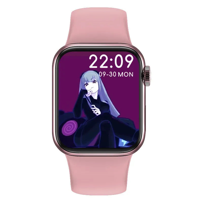 M16Plus smart watch in multiple colours with rotary encoder on zinc alloy case and wrist strap.
