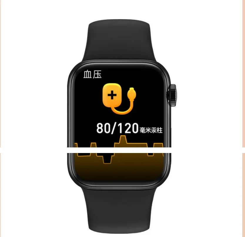 M16Plus smart watch in multiple colours with rotary encoder on zinc alloy case and wrist strap.