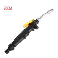 Stainless steel car wash foam water gun with copper nozzle, 15 bar pressure, for outdoor vehicle cleaning