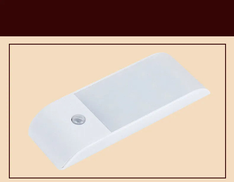 Human body infrared sensor night light with 12 LEDs for automatic corridor and cabinet illumination