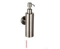 Wall-mounted 304 stainless steel pendant soap dispenser with brushed finish, 50x88x205mm
