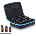 Red EVA essential oil storage bag with 30 compartments for 15ml bottles wall mounted cube organiser