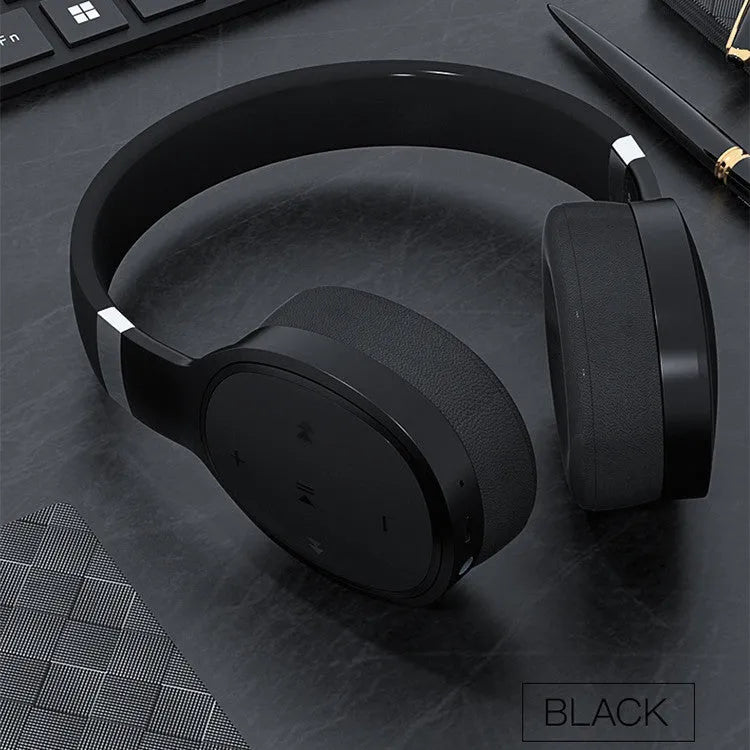 Wireless Bluetooth headphones in black, blue, grey, and white colours with 40mm speakers
