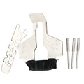 Silver metal chain grinding machine accessory with 20mm length and 100-tooth band saw blade configuration