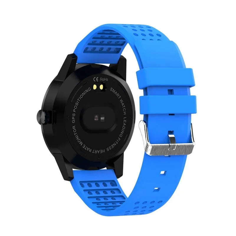 T2 colour screen heart rate smart bracelet on wrist showing step count display