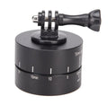360 degree auto rotate camera tripod head base for GoPro DSLR smartphone timelapse