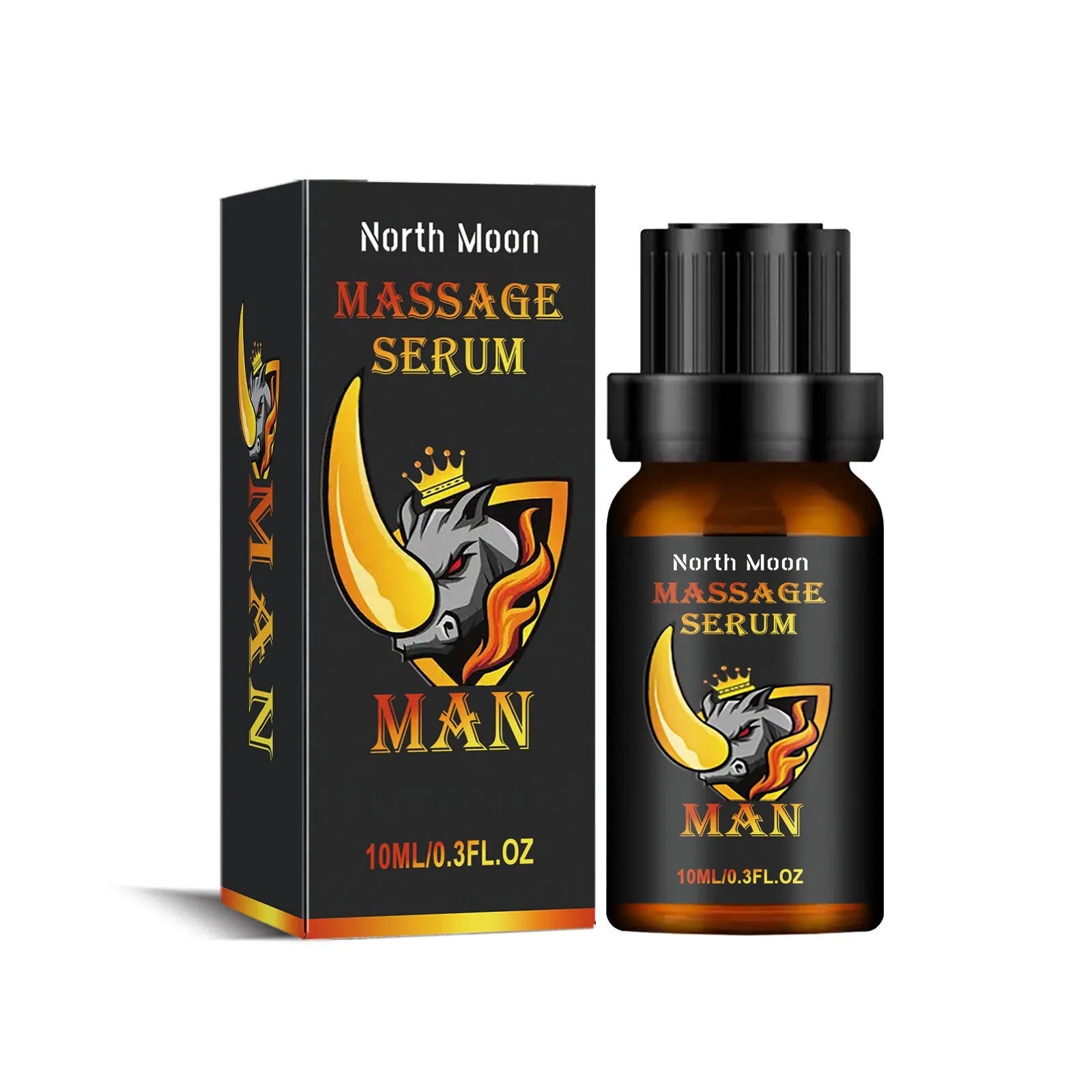 10ml men's body care essential oil bottle for external massage with endurance vitality properties