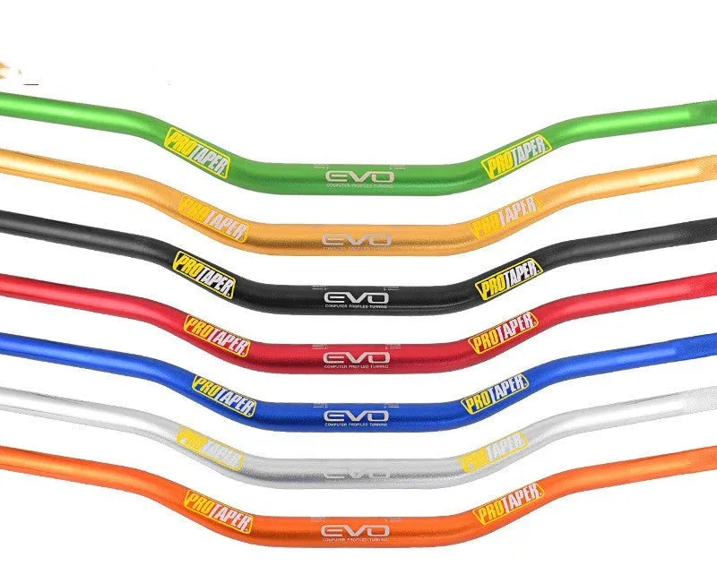 Orange aluminium alloy scrambling motorcycle PRO handlebar with 28mm diameter and 80x10cm measurements