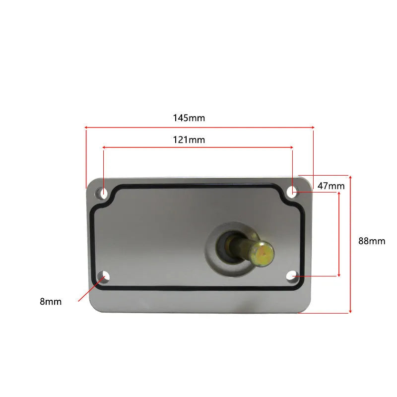 Silver aluminium alloy short shift gear lever kit for Horton model cars