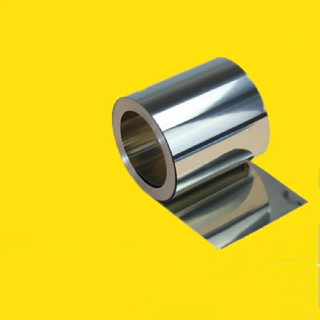 304 stainless steel strip with leather, one metre long, for automotive use.