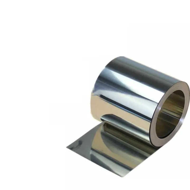 304 stainless steel strip with leather, one metre long, for automotive use.