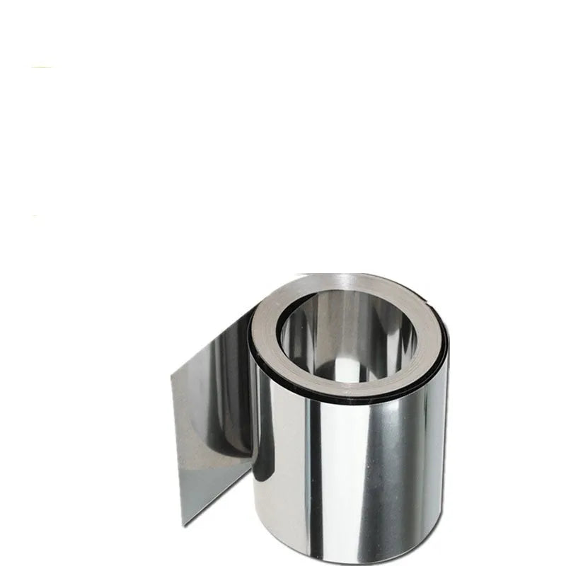 304 stainless steel strip with leather, one metre long, for automotive use.