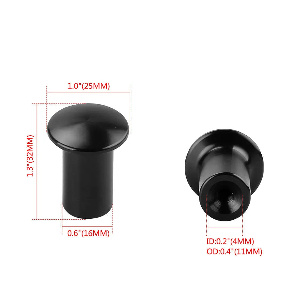 Aluminium alloy handbrake cap for car modification in five metallic colour options