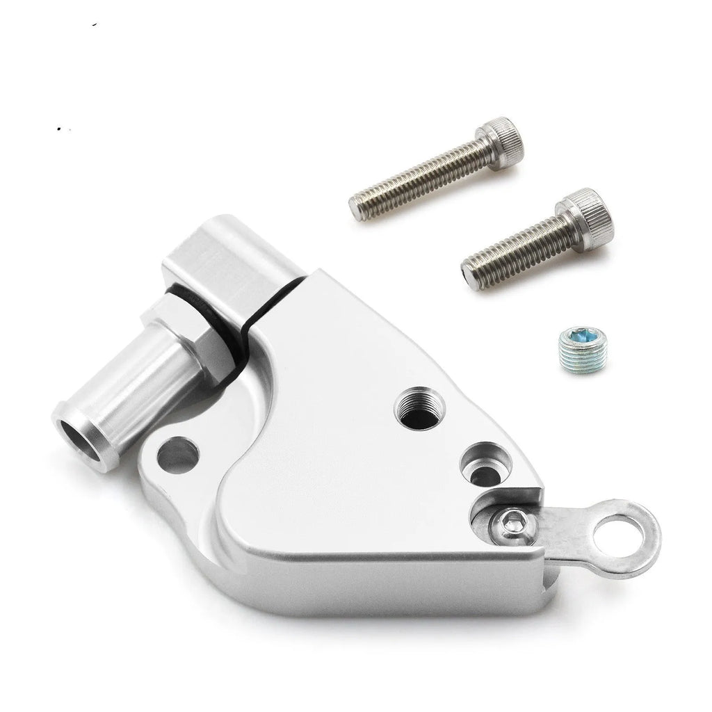 Aluminium K Series coolant adapter for K20 K24 intake manifold with 145x105x35mm dimensions