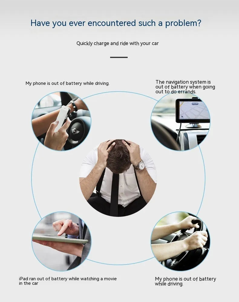 White QC30 single port USB car charger with QC2.0 fast charging for mobile phones