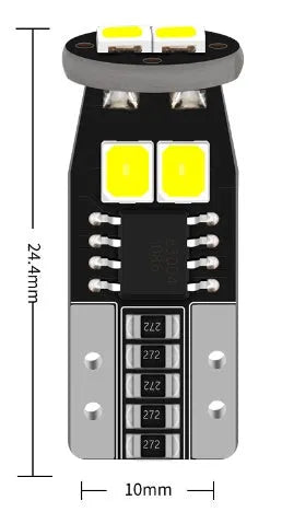 10mm car licence plate reading light with white illumination for rear number plates