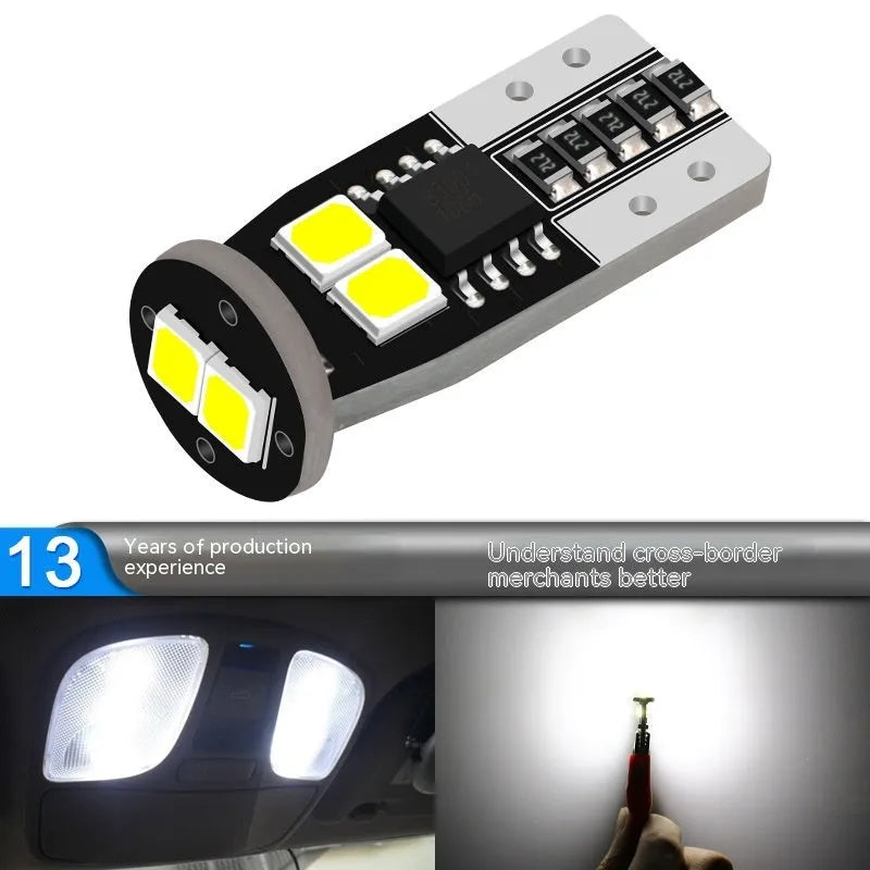 10mm car licence plate reading light with white illumination for rear number plates