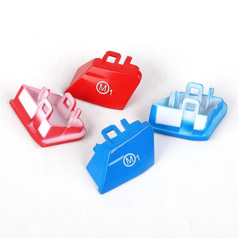 Pair of red M1 M2 mode buttons for BMW F30 F34 steering wheel