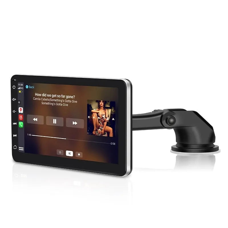 7 inch OLED car GPS navigator with reversing image and Wireless Carplay, plastic construction, universal bracket