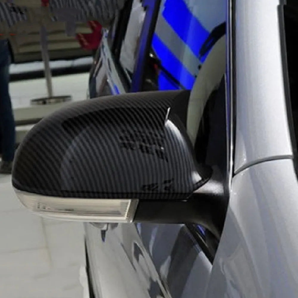 Fashion Car Outer Reflector Shell pair for 06-11 Volkswagen Old Sagitar horn bright black plastic