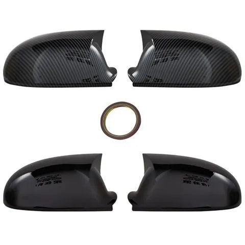 Fashion Car Outer Reflector Shell pair for 06-11 Volkswagen Old Sagitar horn bright black plastic