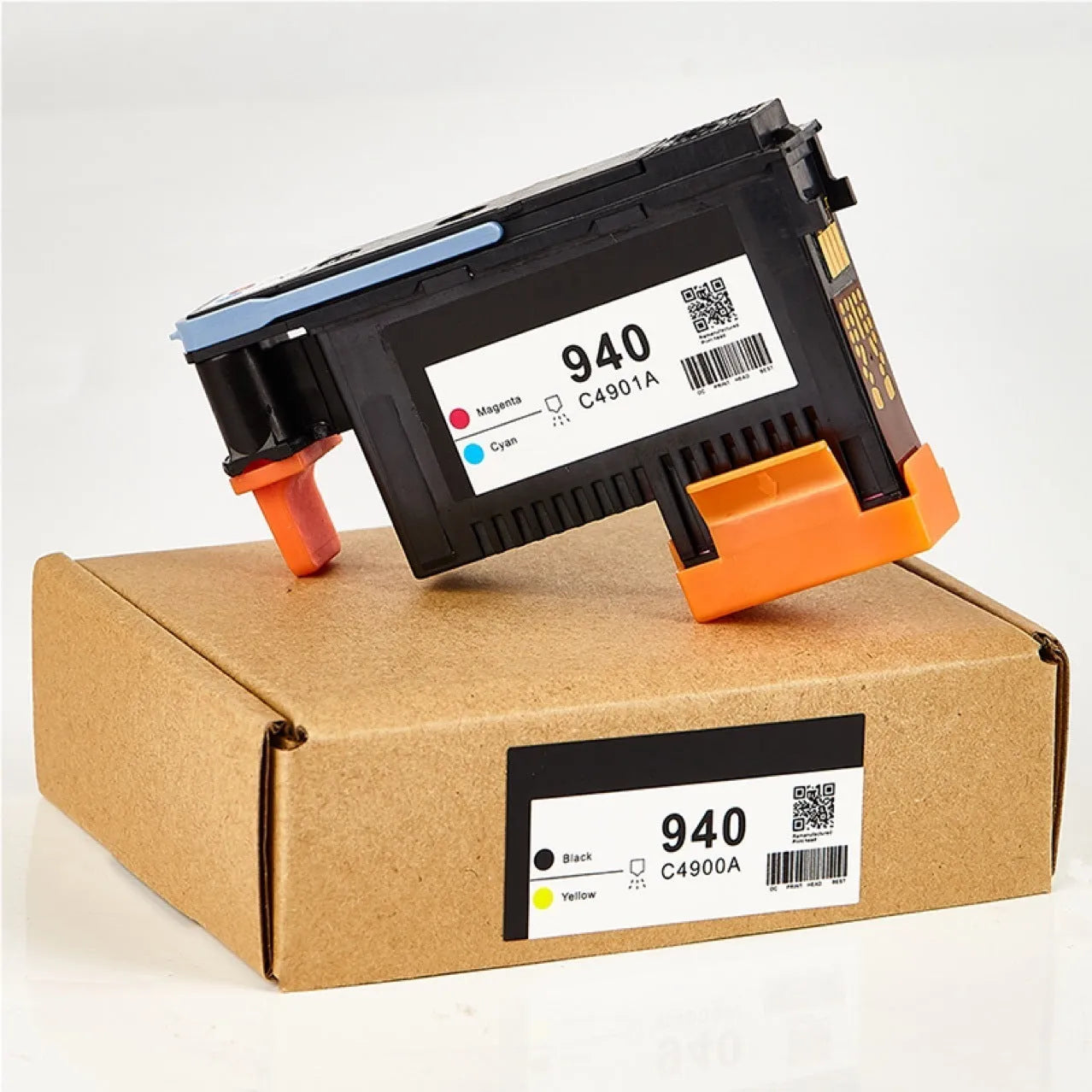 HP940 printer replacement nozzle compatible with C4900A and C4901A cartridges in black and yellow