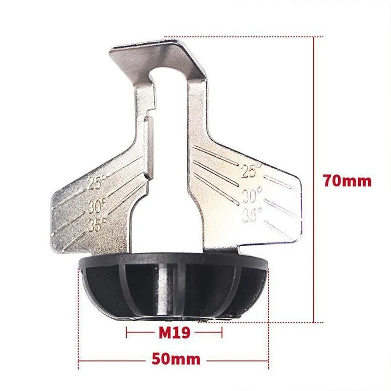 Silver metal chain grinding machine accessory with 20mm length and 100-tooth band saw blade configuration