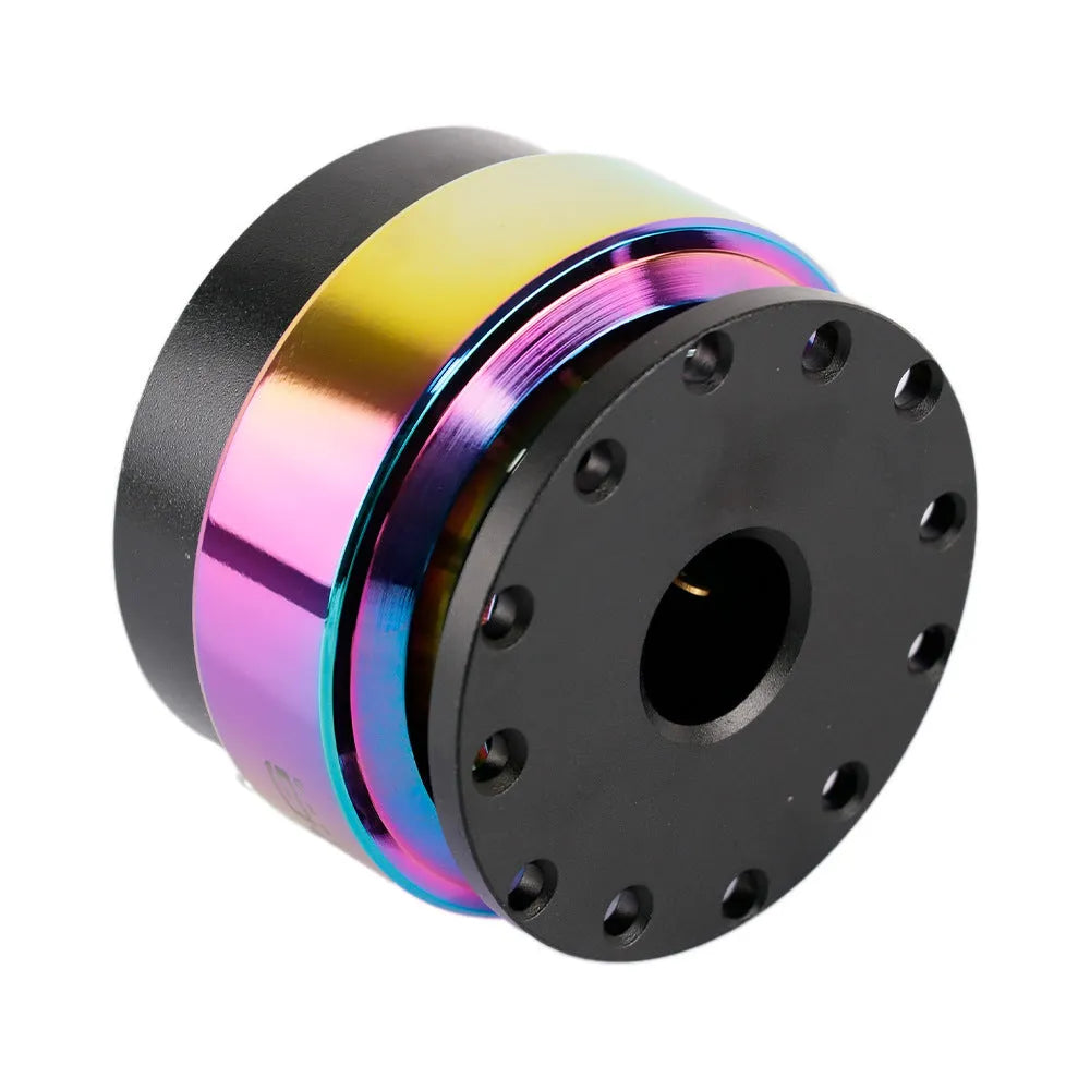 Colorful car modification quick release steering wheel device with lock connection base