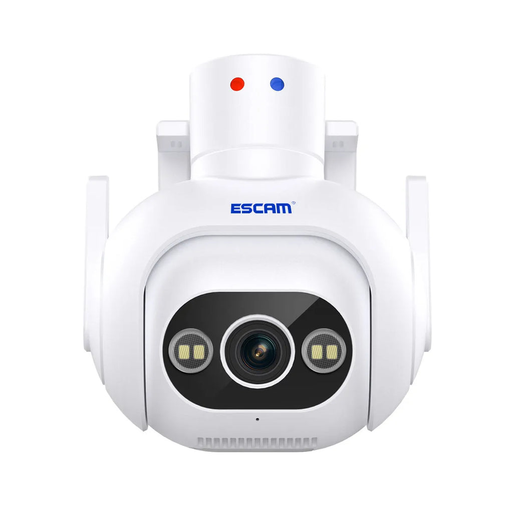 Smart colour night vision security camera with IP66 waterproof rating and wall mount bracket