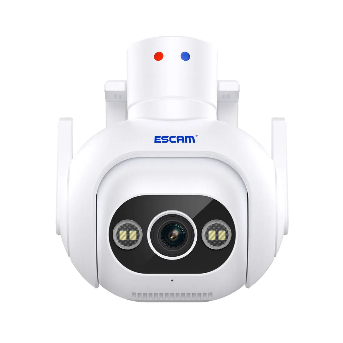 Smart colour night vision security camera with IP66 waterproof rating and wall mount bracket
