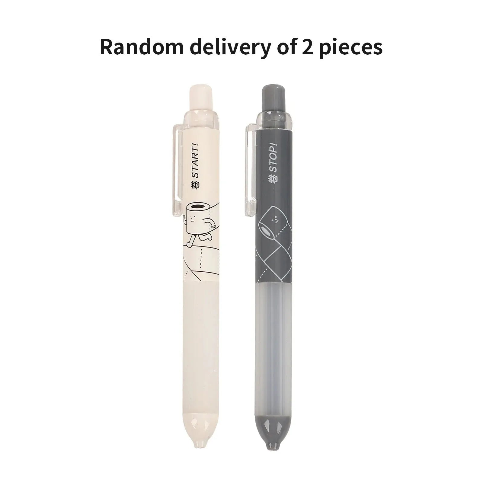 0.5mm automatic pencil with soft cloud grip in black and white colour options