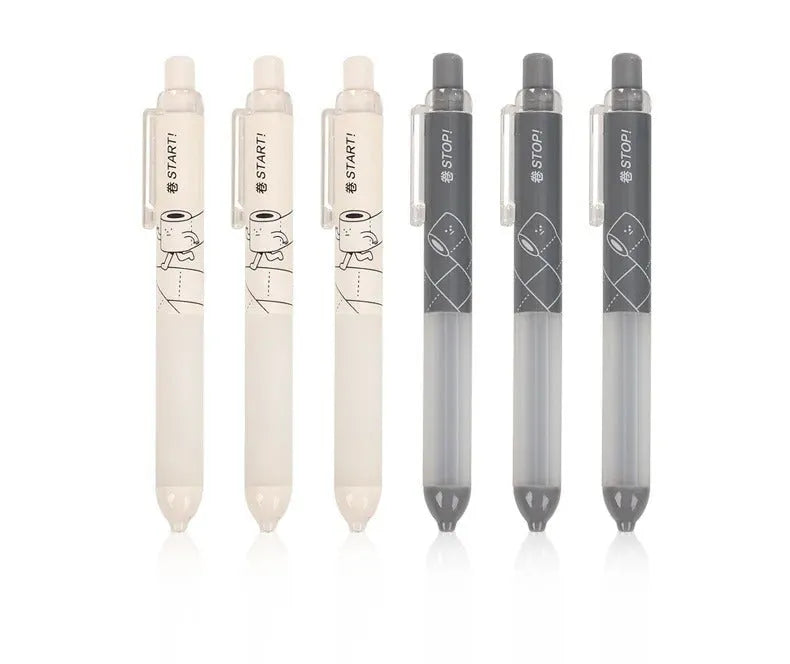 0.5mm automatic pencil with soft cloud grip in black and white colour options