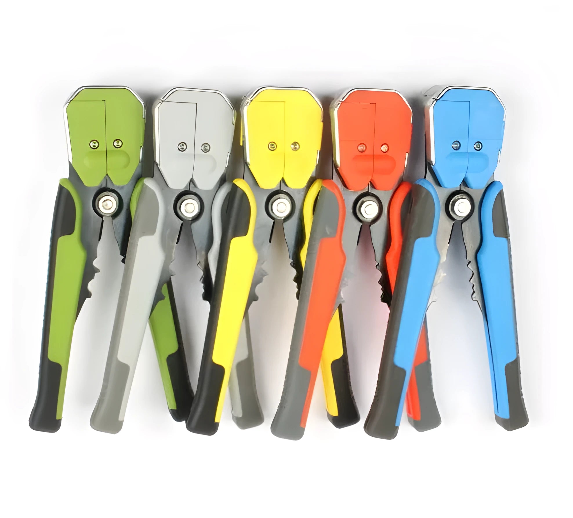 Yellow automatic cable wire stripper crimping plier 3-in-1 multitool for electrical work